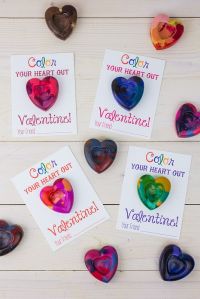 heart crayon valentine idea